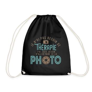 Profession PHOTOGRAPHE fan de photo cadeau - Sac de sport léger - noir - Devant