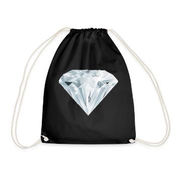 miner miner mine mine coal coal8 - Drawstring Bag - black - Front