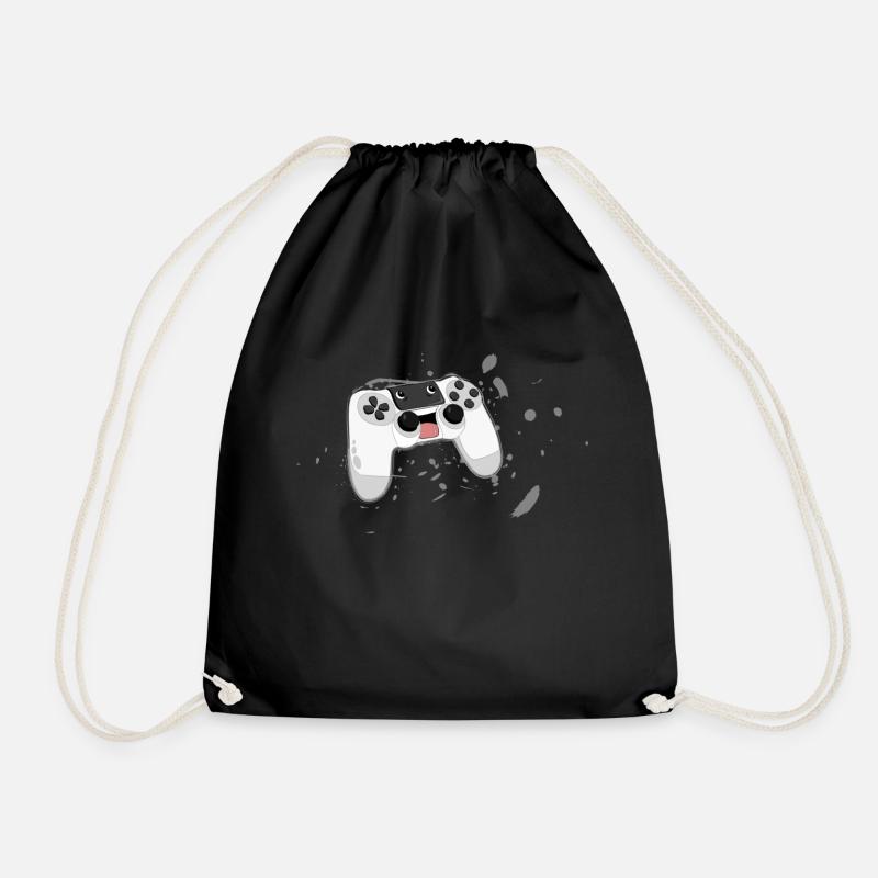 Crazy Controller - Turnbeutel - Schwarz