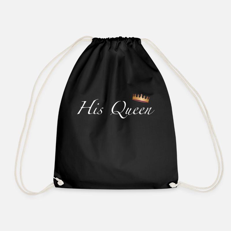 His Queen - Turnbeutel - Schwarz