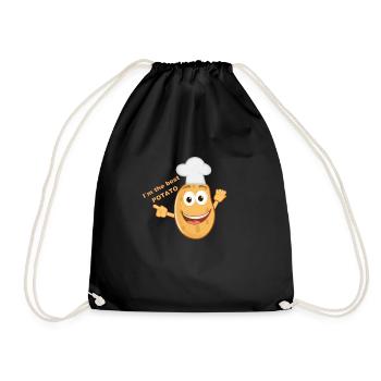 I´m the best POTATO - Turnbeutel - Schwarz - Vorne
