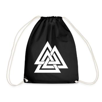 WALKNUT - Drawstring Bag - black - Front