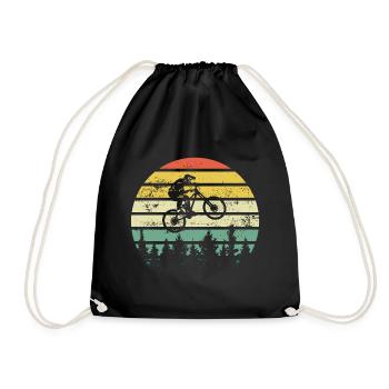 VTT - Downhill Retrocolor - Cadeau - Sac de sport léger - noir - Devant