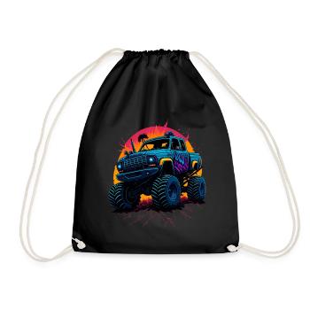 Monster truck - Sac de sport léger - noir - Devant