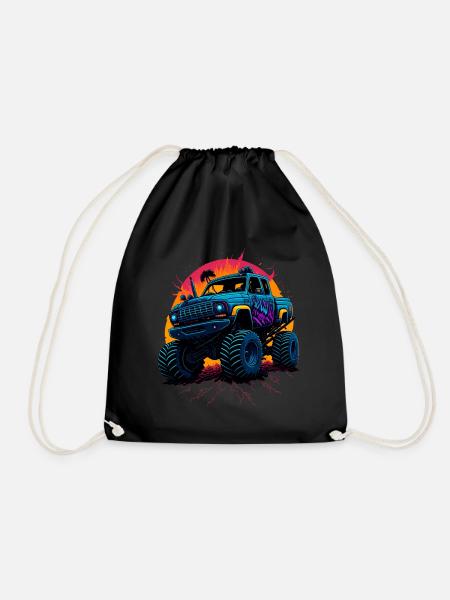 Monstertruck - Turnbeutel - Schwarz
