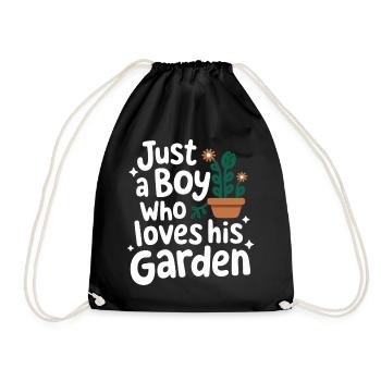 Jardinier Plantes de jardin Jardinage - Sac de sport léger - noir - Devant