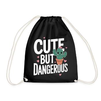 Cactus Cactus Plante du désert - Sac de sport léger - noir - Devant