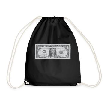 Dollarschein - Dollar für geldgeile Kapitalisten - Sac de sport léger - noir - Devant