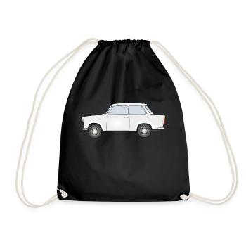 Trabi - Turnbeutel - Schwarz - Vorne