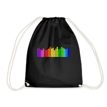Equalizer HD - Drawstring Bag - black - Front