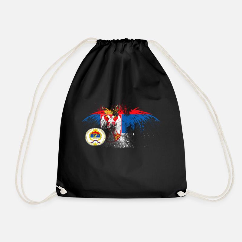 Srpska Zastava RS - Sac de sport léger - noir