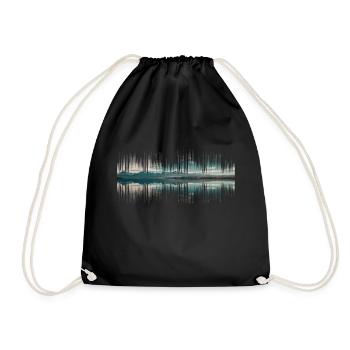 Audio New Zealand Music Gift - Drawstring Bag - black - Front