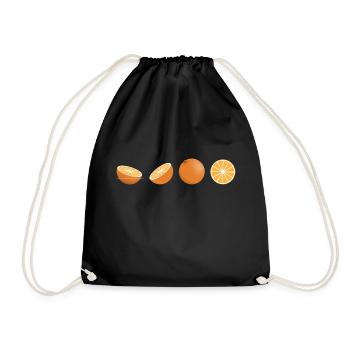 Die Orangen - Turnbeutel - Schwarz - Vorne