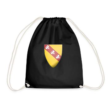 Blason de Lorraine - Sac de sport léger - noir - Devant