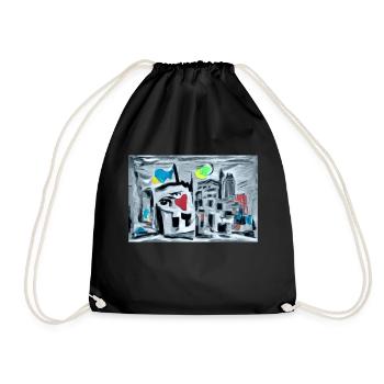 City Flow - Turnbeutel - Schwarz - Vorne