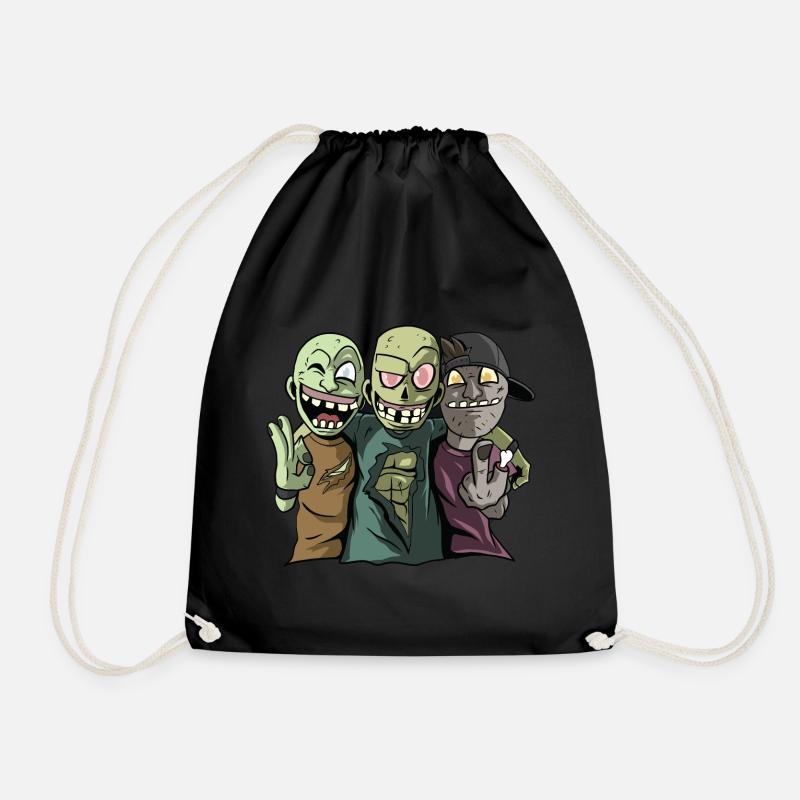 Zombies Halloween - Turnbeutel - Schwarz