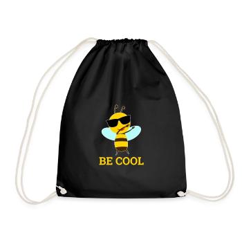 Bee Cool Rette die Bienen Sterben Honigbiene Imker - Turnbeutel - Schwarz - Vorne