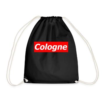 Cologne Köln Kölle - Turnbeutel - Schwarz - Vorne