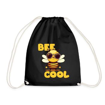Bee Cool - Turnbeutel - Schwarz - Vorne