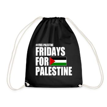 Free palestine fridays for palestine - Sac de sport léger - noir - Devant