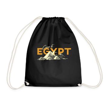 come to egypt - Turnbeutel - Schwarz - Vorne