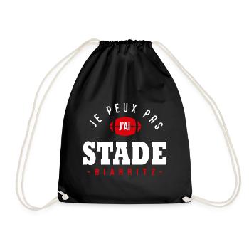 J peux pas j ai Stade humour club rugby Biarritz - Sac de sport léger - noir - Devant