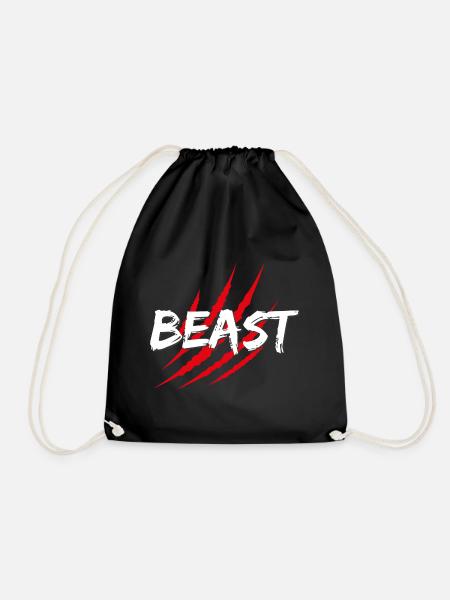 BEAST - wildcat - Turnbeutel - Schwarz