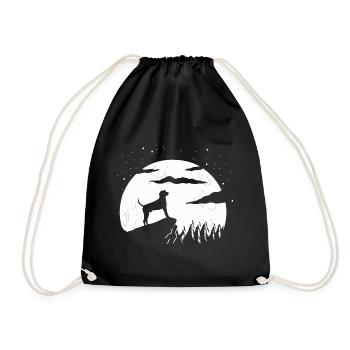 Treeing Walker Coonhound - Drawstring Bag - black - Front