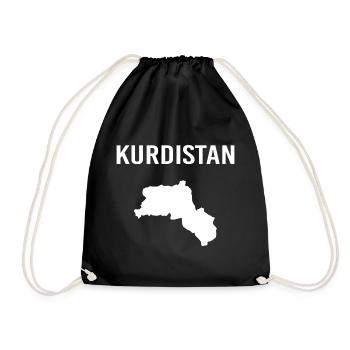 Drapeau du Kurdistan Bakur Bashur Rojava Rojhlt Newroz - Sac de sport léger - noir - Devant