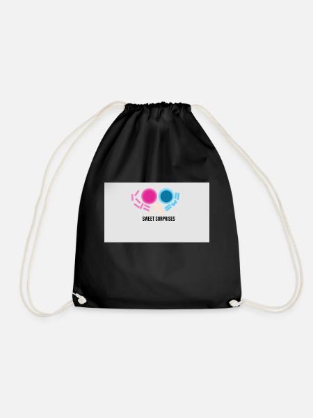 sweet suprises - Drawstring Bag - black