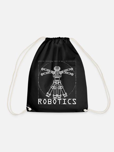 Robotics Da Vinci Homme de Vitruve - Sac de sport léger - noir