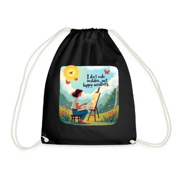 Oil Painting In Nature For Painters And Artists - Drawstring Bag - black - Front