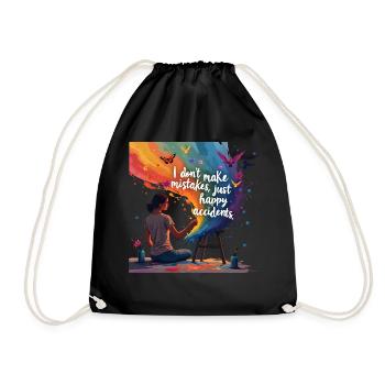 Oil Painting In Nature For Painters And Artists - Drawstring Bag - black - Front