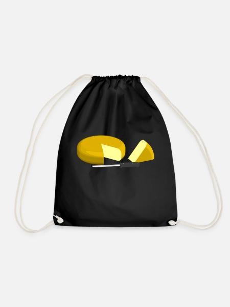 souris souris sandwich pizza au fromage Kaese food27 - Sac de sport léger - noir