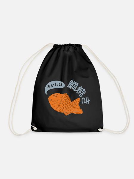 Taiyaki - Turnbeutel - Schwarz