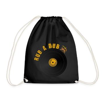 Roots Dub Reggae - Drawstring Bag - black - Front