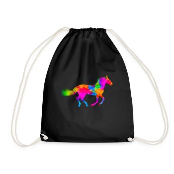 Beautiful Horse - Drawstring Bag - black - Front