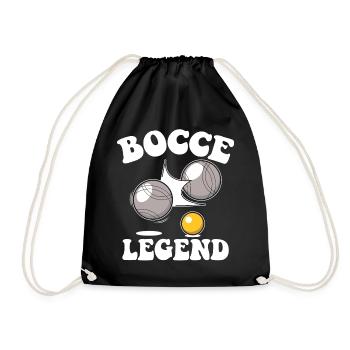 Bocce Legend Citation Bocce Ball avec Jack Bocci - Sac de sport léger - noir - Devant