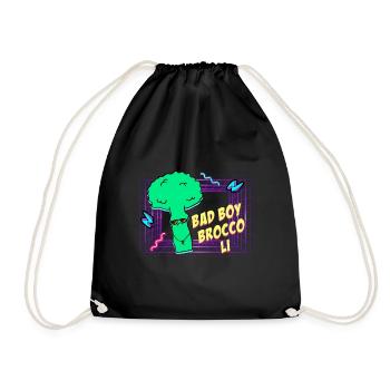 Bad Boy Broccoli - Drawstring Bag - black - Front