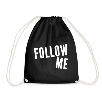 suivez-moi suivez-moi-amusant-drôle-drôle - Sac de sport léger - noir - Devant