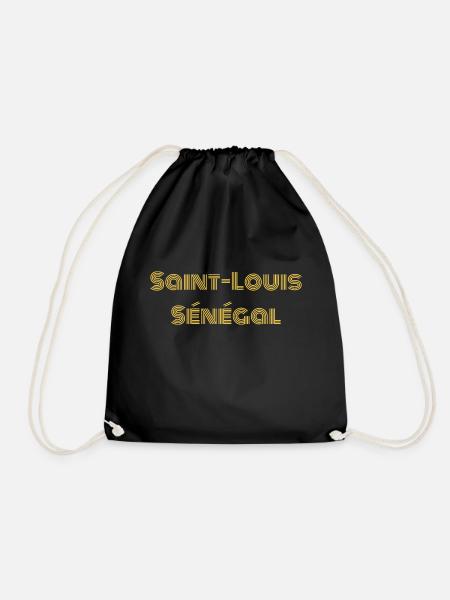 Saint Louis Sénégal Souvenir - Sac de sport léger - noir