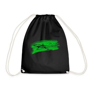 Gecko Seychelles Seychelles Reptile Vacances Vacances - Sac de sport léger - noir - Devant