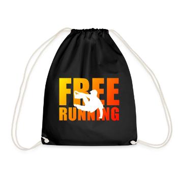Freerunning - Turnbeutel - Schwarz - Vorne