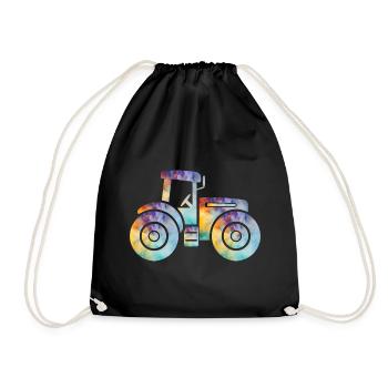 tracteur - Sac de sport léger - noir - Devant
