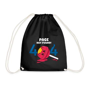 Insectes et bonbons - Sac de sport léger - noir - Devant