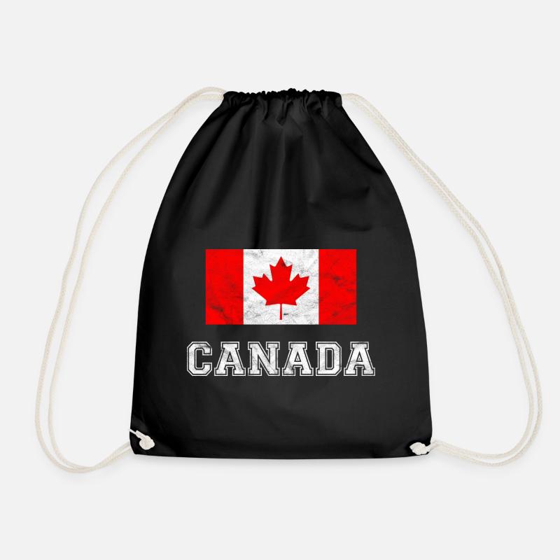 Drapeau Canada Drapeau Canada Patriot Pride - Sac de sport léger - noir