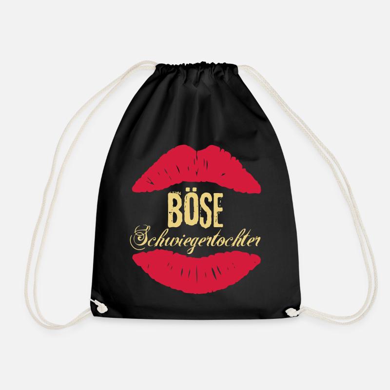 Böse Schwiegertochter - Turnbeutel - Schwarz