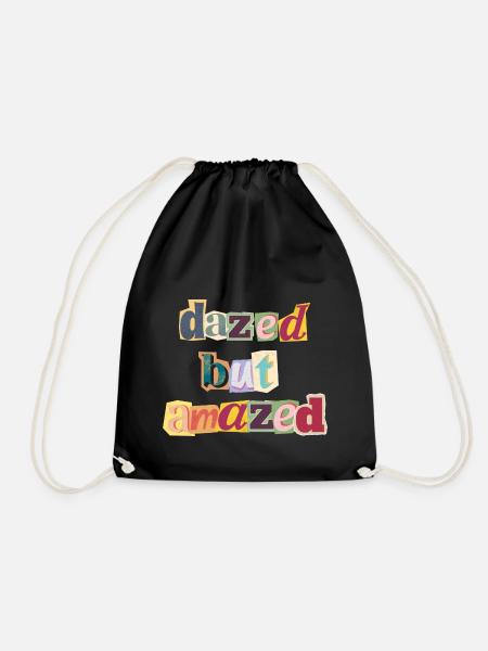 dazed but amazed - Turnbeutel - Schwarz