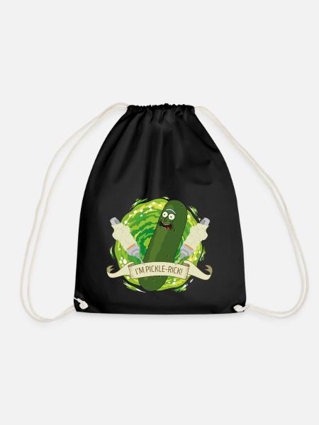 Rick And Morty I'm Pickle-Rick Gurken-Rick - Turnbeutel - Schwarz