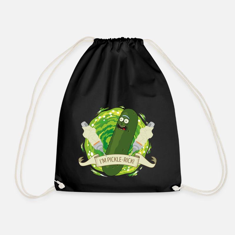 Rick Et Morty Pickle-Rick Cornichon - Sac de sport léger - noir